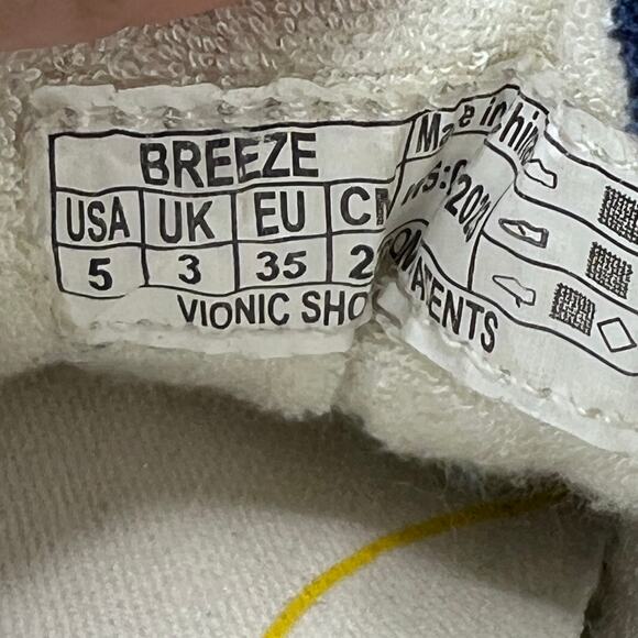 Vionic Beach Breeze Canvas Slip On Sneaker Blue Women 5M - Picture 9 of 10